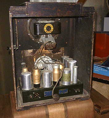 1937 Philips rear end, before restoration.