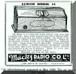 Zenith Radio Advertisement from 1928.