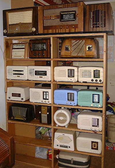 Some of the radios in a later setting