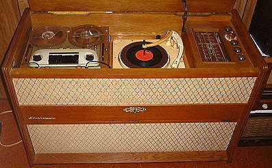 La gloria radiogram, open.